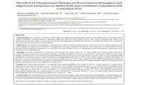 پادکست طرح پژوهشی با عنوان : The Effect of Interpersonal Therapy on Perceived Social Support and Depressive Symptoms in Adults with Type 2 Diabetes A Randomized Controlled Trial