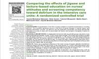پادکست طرح پژوهشی با عنوان:Comparing the effects of jigsaw and lecture‑based education on nurses’ attitudes and screening competency toward delirium in the intensive care units: A randomized controlled trial