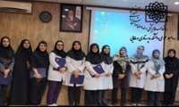معرفی دانشجویان دانشکده پرستاری و مامایی در جمع دانشجویان نمونه بیمارستان مهدیه در روز دانشجو