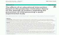 دکتر پاشایی ثابت - پادکست طرح پژوهشی با عنوان:the effects and educational intervention  based on the protection motivation theory on  the attitude of mothers regarding the prevention of child poisoning:a quasiexperimental study