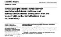 دکتر حسین زاهد نژاد-پادکست طرح پژوهشی با عنوان: Investigating the relationship between psychological distress, resilience, and demographic variables among adult men and women with cardiac arrhythmias: a cross- sectional study