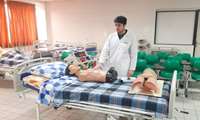 برگزاری آزمون عملی نهایی گروه پرستاری در دانشکده پرستاری و مامایی شهید بهشتی