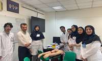  بازدید ریاست محترم دانشکده از کلاس‌های تمرین عملی اصول و فنون پرستاری