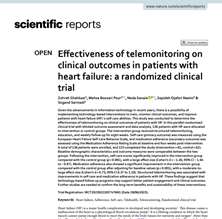 دکتر بوذری پور - Effectiveness of telemonitoring on clinical outcomes in patients with heart failure: a randomized clinical trial
