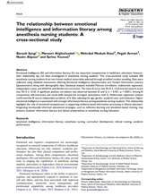 آقای سنگی - پادکست طرح پژوهشی با عنوان: The relationship between emotional intelligence and information literacy among anesthesia nursing students: A cross-sectional study