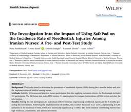 دکتر زندی - The Investigation Into the Impact of Using SafePad on the Incidence Rate of Needlestick Injuries Among Iranian Nurses: A Pre‐ and Post‐Test Study
