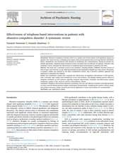 دکتر قدیریان : Effectiveness of telephone-based interventions in patients with obsessive-compulsive disorder A systematic review