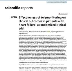 دکتر بوذری پور - Effectiveness of telemonitoring on clinical outcomes in patients with heart failure: a randomized clinical trial